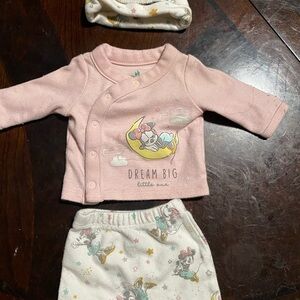 Carter's Pink Pajama Set with Dream Big Design